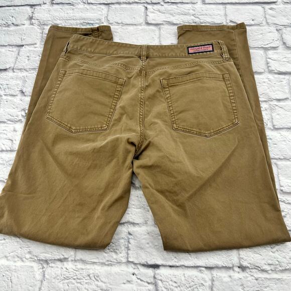NOT FOR SALE      VINEYARD VINES Men's Straight Leg Chino Pants 30x32‎ Tan High - Picture 9 of 9